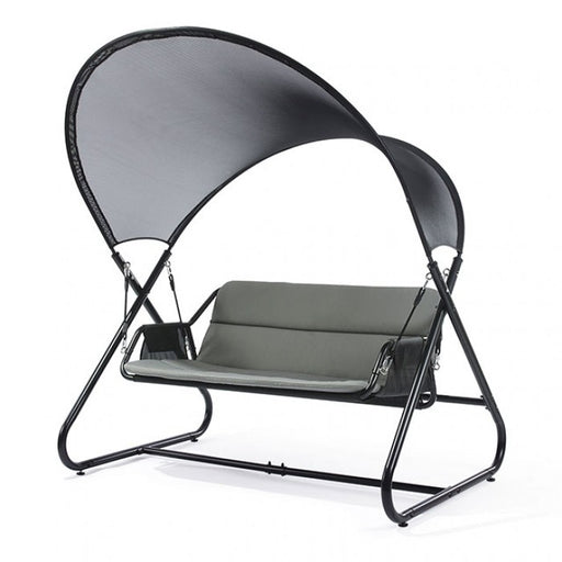 DOUBLE SEAT SWING CHAIR - BLACK