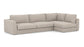 EQ3 CELLO 2-PIECE SECTIONAL SOFA WITH FULL ARM CHAISE